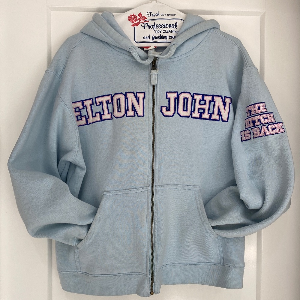 ELTON JOHN Zip up Hoodie